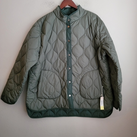 Summersalt The Reversible Eco Quilted Lightweight Jacket size 1X NWT - Picture 4 of 8